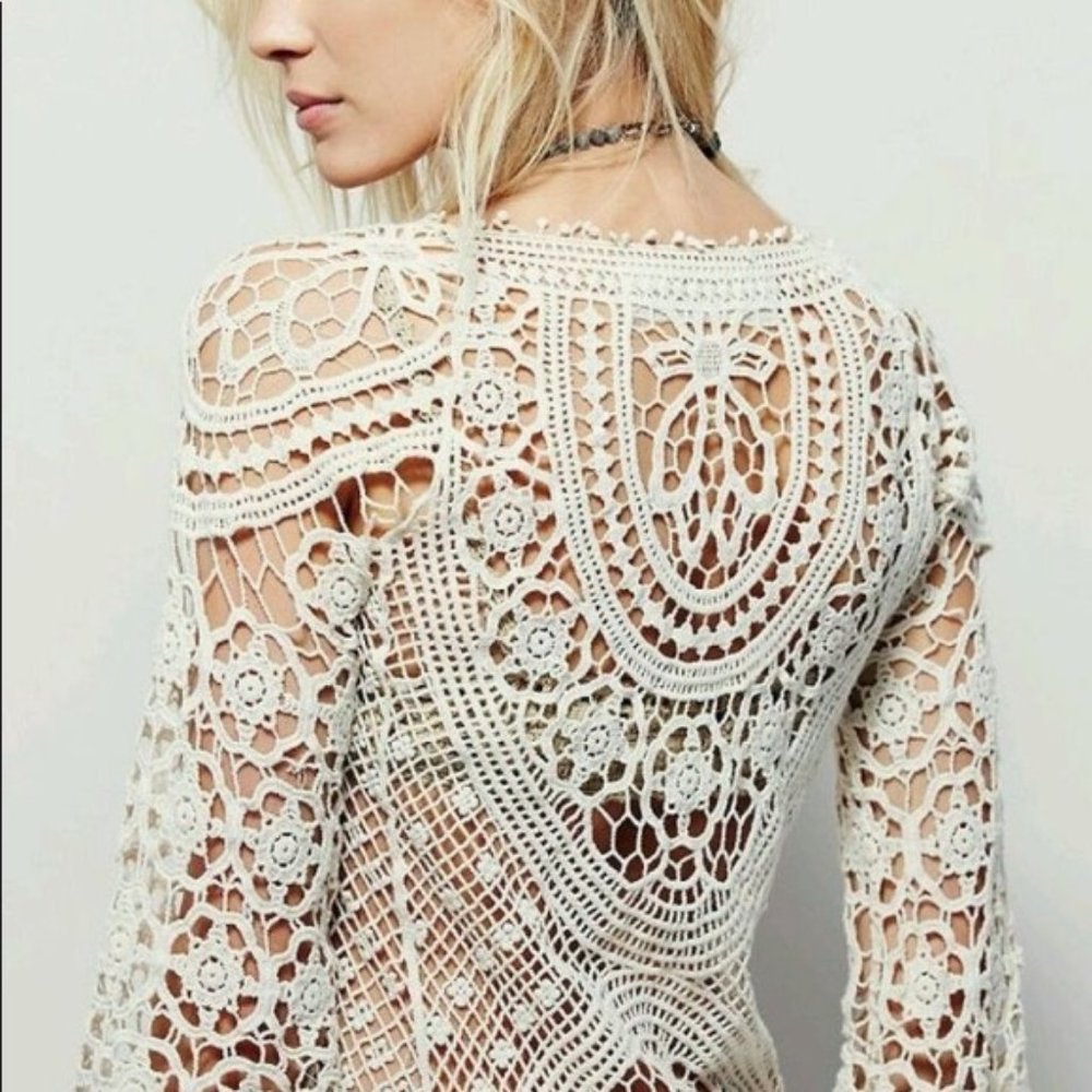 ⛔ SOLD ⛔ NWT Jen's Pirate Booty x Free People Crochet Lace - Picture 6 of 15